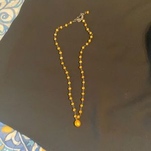 Silpada Retired Gold Pearl Necklace 19 inch